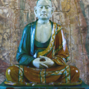 Sanftmut im Ausdruck eine Buddhas